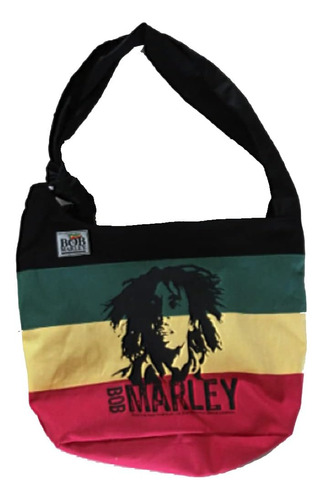 Bolso Tote Rasta Oficial De Bob Marley: Rojo, Amarillo, Verd