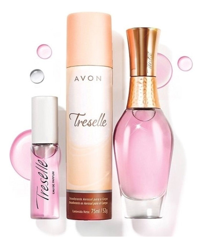 Treselle De Avon Combo Edp+ Deo + Perfume Cartera, Para Mama