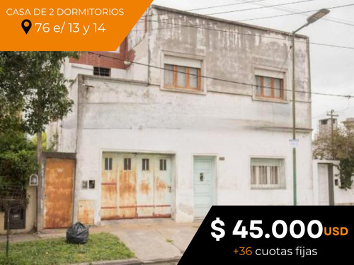 Casa En Venta - 2 Dormitorios 2 Baños 1 Cochera - 410mts2 - Villa Elvira [financiada]