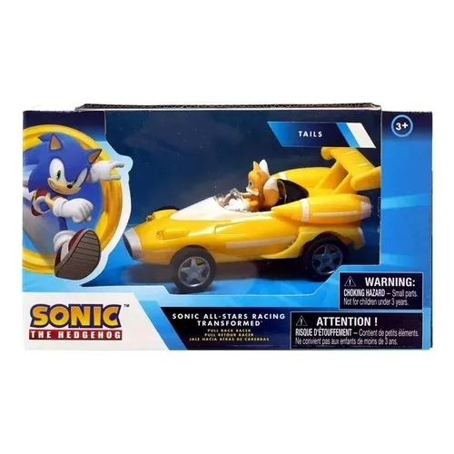 Sonic Vehículo Pull Back All Stars Racing