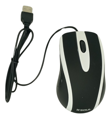 Mouse Para Pc Escritorio Con Cable Usb Soul Office 1000dpi 