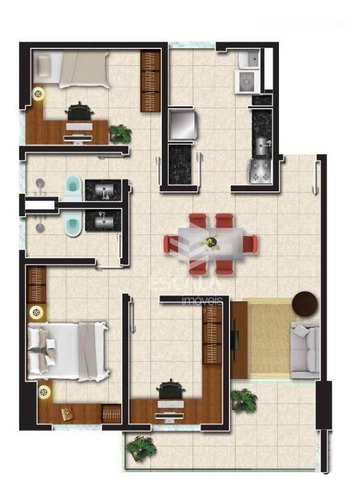 Imagem 24 de 30 de Apartamento Com 3 Quartos À Venda, 70 M², Área De Lazer, 2 Vagas, Financia - Jacarecanga - Fortaleza/ce - Ap1648