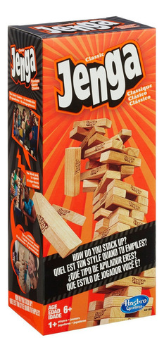 Juego De Mesa Hasbro Gaming Jenga Clásico De Madera +6 Años