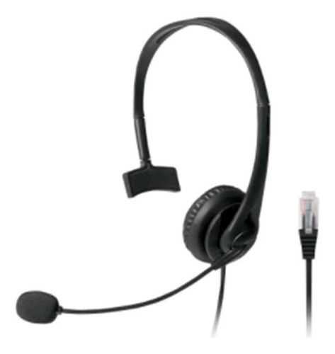 Headphone Para Telemarketing Multilaser Cabo De 1,5 Metros