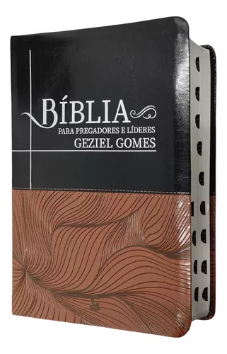 Bíblia Para Pregadores e Líderes Geziel Gomes arc Capa L em Promoção na  Americanas