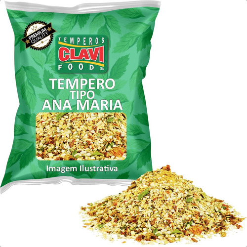 Tempero Ana Maria 1kg Premium Natural Super Saboroso
