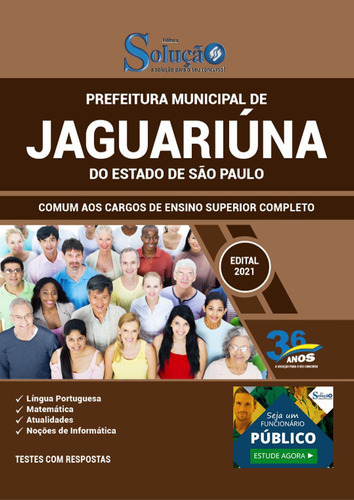 Apostila Prefeitura Jaguariúna Sp - Ensino Superior Completo