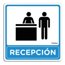 Comprar Señalamiento Recepcion Letrero Señal Informativos 20x20
