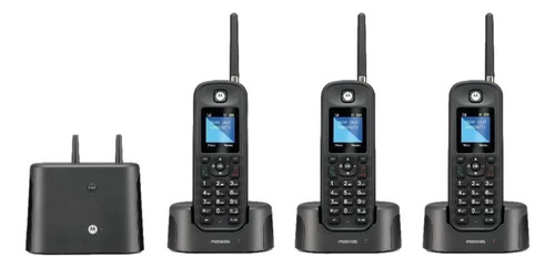 Telefone Sem Fio Motorola Dect 6.0 Longo Alcance 3 Monofones