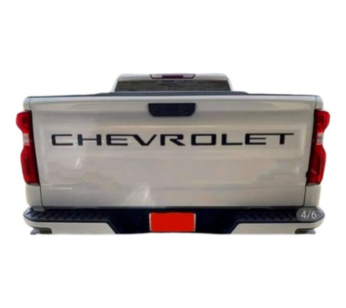 Emblema Logo Portalon Chevrolet  Negro