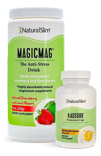 Naturalslim Kit Equilibrio Magicmag Polvo Potasio Kadsorb