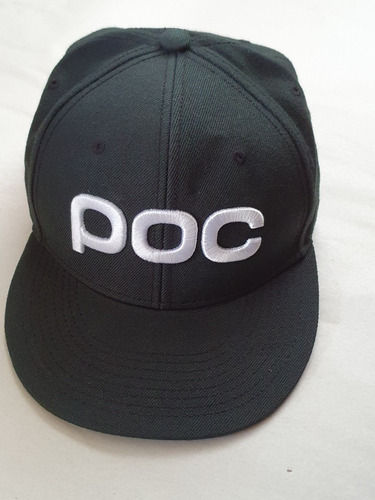 Gorra Poc / Race Stuff / Mtb /negra - Logo Blanco / One Size