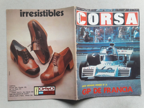 Revista Corsa N° 376 Julio 1973 - Gp De Francia