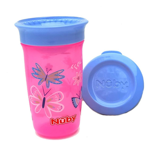 Vaso Nuby 360 Wonder 9926wo Anti Derrame 12m+ Con Tapa