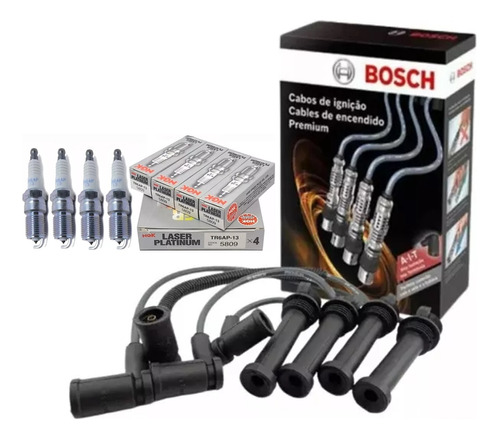 Kit Cables Y Bujias P/ Ford Focus Ecosport 2.0 Duratec