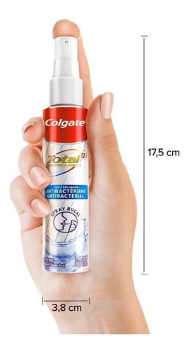 Spray Bucal Colgate Total 12 Con Agente Antibacterial - 60ml