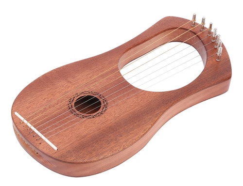 Lap Harp Lyre Rosewood Cuerda Estable Duradera Portátil
