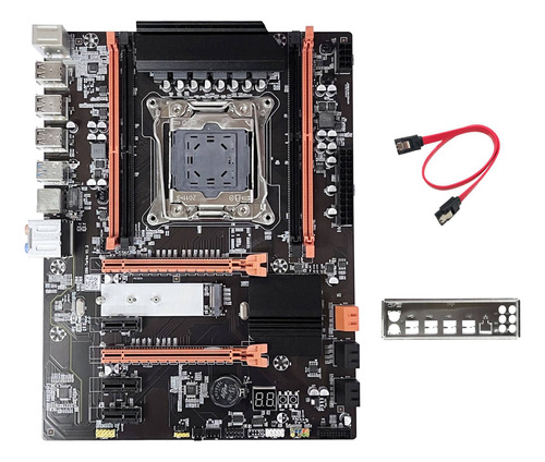 Placa Madre X99 Con Deflector Y Cable Lga2011-v3 M.2 Nvme Ng