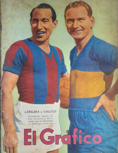 El Grafico 1161.langara San Lorenzo ,valussi Boca.año 1941