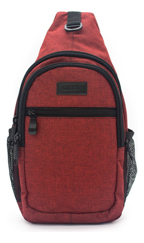 Bandolera Manos Libres Macoly Koala 281 Lona Rojo Textil