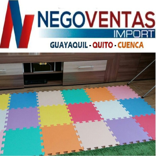 Imagen 1 de 2 de Alfombra De Bebe Rompecabezas Grande Antigolpe Gateo Juegos