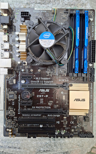 Combo Actualización Intel I7 4790 Marrón Oscuro (Usado)