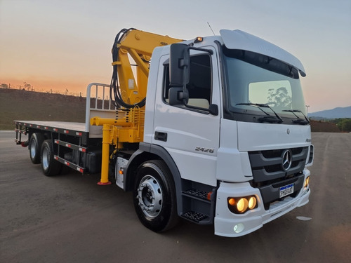 Imagem 5 de 15 de Mercedes Atego 2426 Ano 2014 Munck Masal 20.005