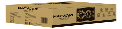Mayware Parrilla De Gas 2 Quemadores Empotrable Hy-3000g