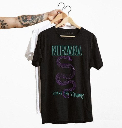 Remera Nirvana Servents Algodon Icaro Remeras Local 