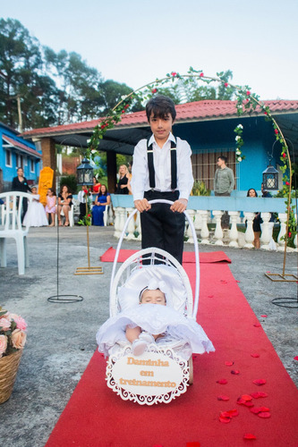 Carrinho De Vime Para Casamento, Daminha E Pajem (locação) (Usado)