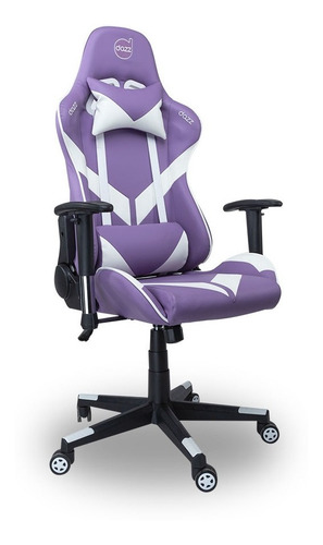 Silla de escritorio Dazz MERMAID SERIES 62000126 gamer ergonómica morada y blanca