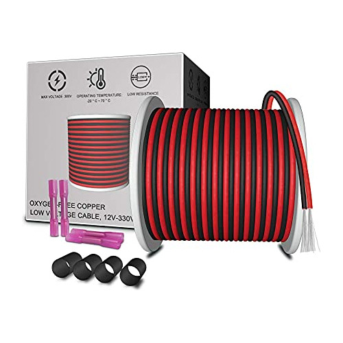 Aotoink Cable De Extensión De 65.6 Pies, 65.6 ft, 22 Awg, Ca