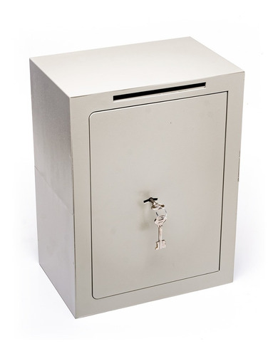Caja Fuerte 40x30x20 Cm Buzon Abulonar Pared Vertical A4 C/b