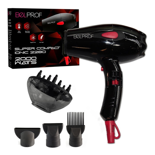 Secador De Pelo Profesional 2000w Compacto Peluqueria