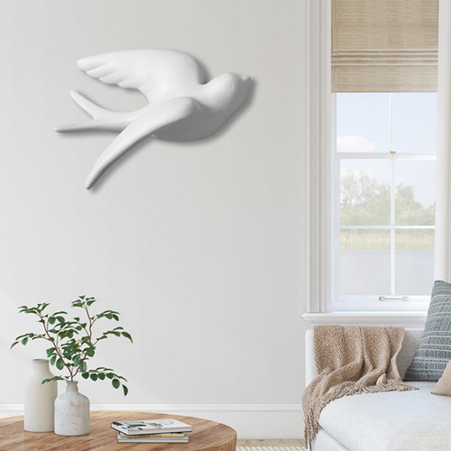 Cute 3d Cerámica Pájaro Golondrina Mural L A La Derecha