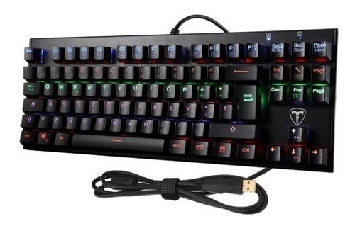 87 Teclas Teclados Gaming Mecánico Con Los Interruptores Azu