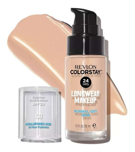 Maquillaje Revlon Colorstay Piel Normal-seca Tono 130 Porcelain