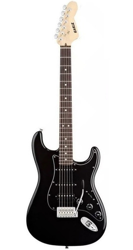 Guitarra Electrica Negra Stratocaster Importada Eagle