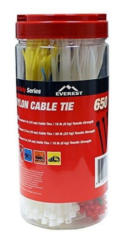 Everest Canales De Pago Lazo Surtido 650 Pk Atadura De Cable