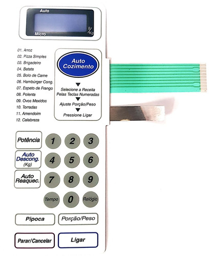 Membrana De Forno Micro Ondas Panasonic Nn 6556 B