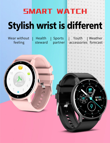 Reloj Inteligente Bluetooth Con Pantalla Táctil Completa Ip6