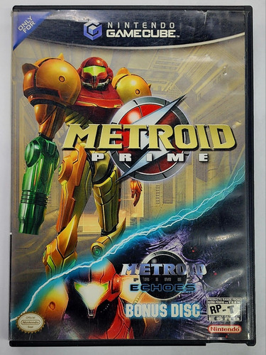 Metroid Prime Bonus Dics Metroid Echoes Gamecube Nintendo 