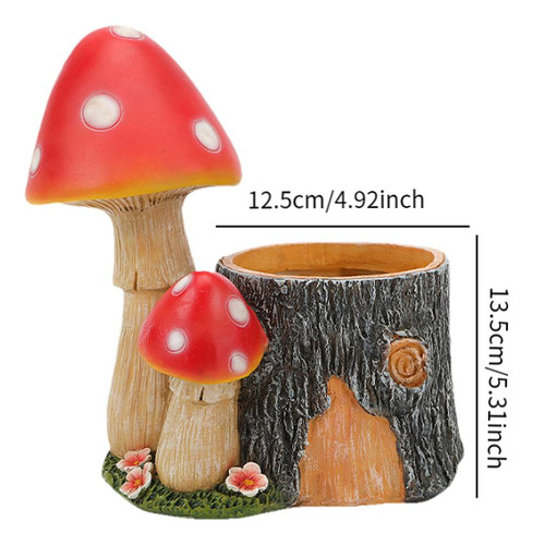 Maceta De Resina Con Forma De Hongo Iluminada, Maceta Para ,