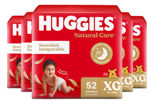 Pañales Huggies Supreme Care Cuidado Superior Pack X5