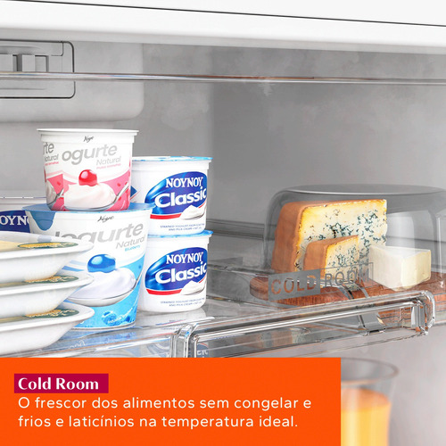 Geladeira Frost Free Brm55fk Duplex 463l Inox Brastemp Inox