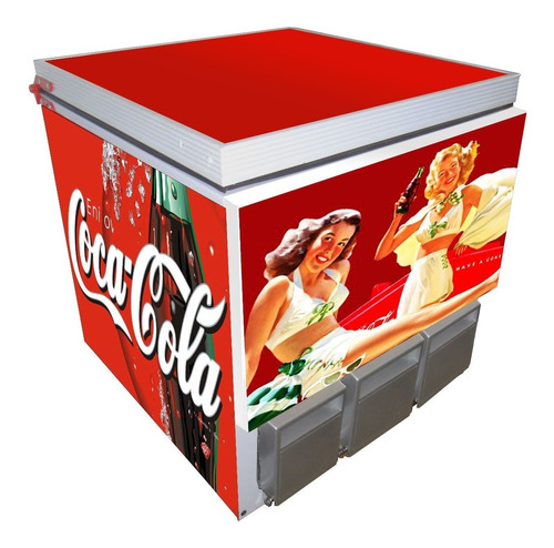 Geladeira De Balcão De Bar Coca-cola (dispenser De Latinhas)