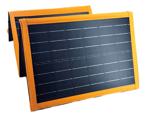 Panel Solar Portátil 20w 6v Plegable Camping Impermeable Color Default Title