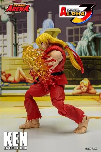 ケン(3セット) Street Fighter Alpha 3 Ken 1/12 Scale Storm Arena | Parcelamento
