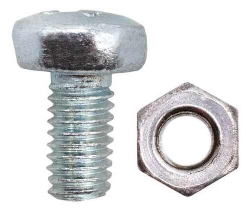 100pzs Tornillo Milimétrico M3 X 6 Mm Con Tuerca M3
