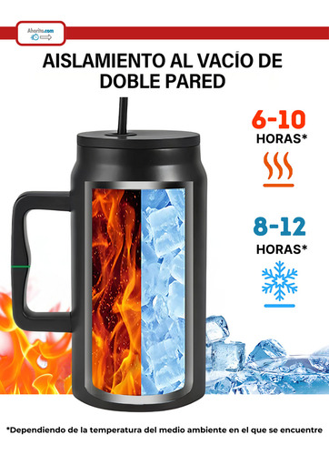 Termo De Acero Inoxidable 1478ml Vaso Botella Frio Calor 25p